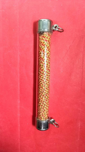 ตะกรุดโทนสายรุ้งยาว4นิ้วมีจารที่ปลอก