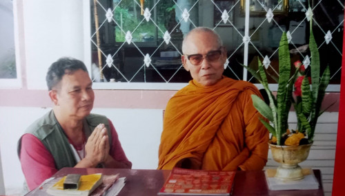 ร.ต.ท.เจริญฯ ไปกราบลพ.อุทัย วัดดอนศาลา จ.พัทลุง