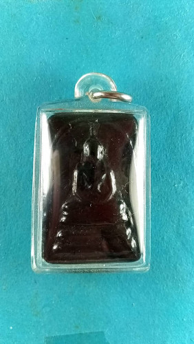  สมเด็จมึหน้าเนื้อแร่ติดจีวรเกศา  