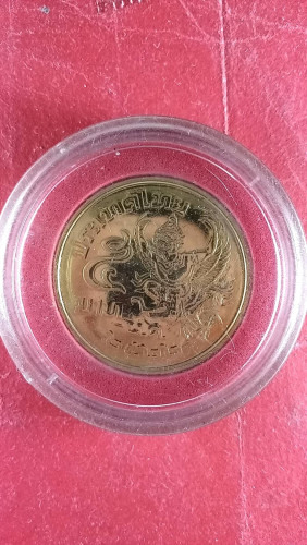 เหรียญกะไหล่ทองรัชกาลที่9หลังครุฑแก้คุณไสยล้างอาถรรถ์ 1