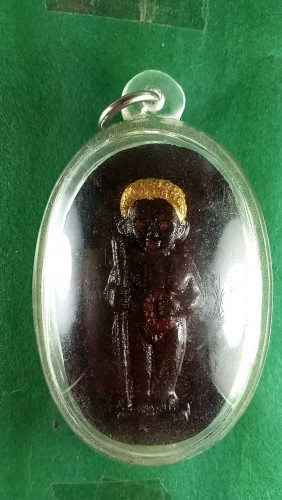 รูปเหมือนว่านเจ้าเงาะหลังยันต์เมตตาค้าขายดีนักแล