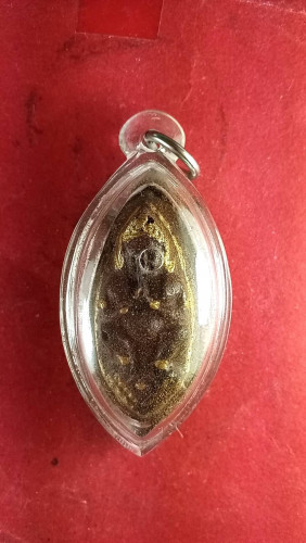 นางพิมเนื้อผงตะเคียนมีจารเลี่ยมเดิม 