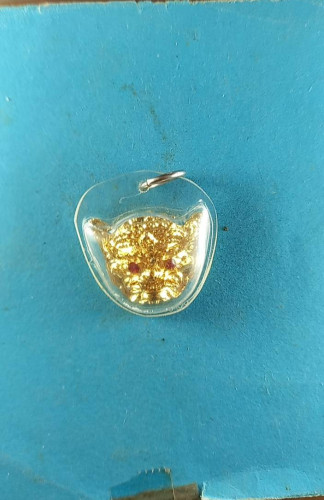 เศียรพระพิลาภกะไหล่ทองให้โชคให้โชคลาภบันดาลสุขเลี่ยมเดิม