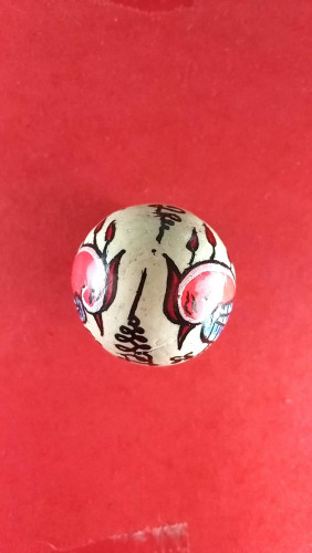 ลูกอมนกสาริกาคู่เพ้นท์สีลพ.สมชาย วัดหนองขลิ้นมีจารเต็ม จ.สระบุรี 