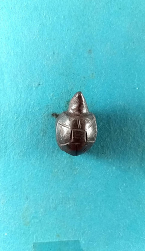 รูปเหมือนพญาเต่าเรือนแร่เหล็กไหลเขาอึมครึมมีจาร