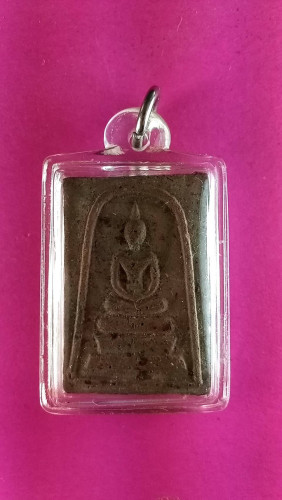 สมเด็จลองพิมพ์บรรจุกรุพลอยสีฟ้า