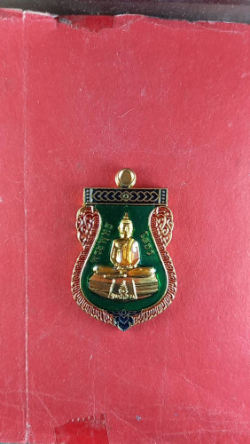  เหรียญเสมาลงยาลพ.โสธรรุ่นเมตตามหานิยมสวยมาก 