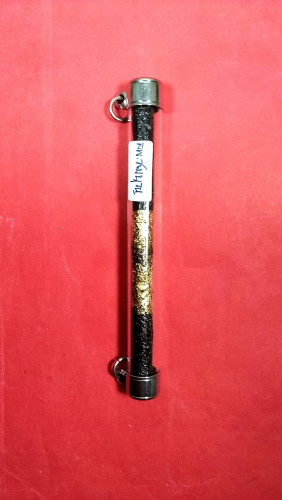 ตะกรุดโทน4นิ้วชุบลักปิดทองจารมือหายาก 