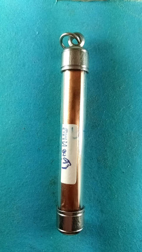 ตะกรุดคงกระพันยาว2.5นิ้วจารมือมีประสบการณ์ 