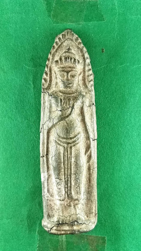 พระร่วงรางปืนเนื้อชินเก่าสภาพสวยสมบูรณ์ 