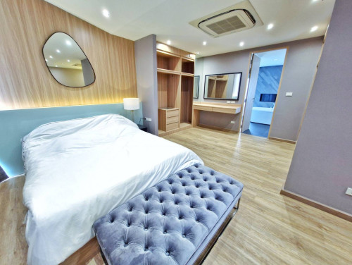 HOME OFFICE / PENTHOUSE ใกล้สนามบินสุวรณภูมิ ขาย/ให้เช่า มี 2หลังติดกัน โครงการหรู WERKK กิ่งแก้ว-สุ 8