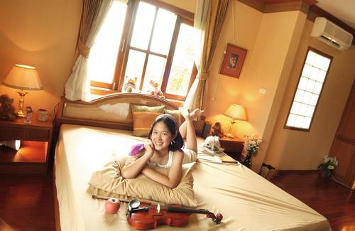 (ให้เช่าแล้ว) บ้านเช่าหรูหรา / สวยกิ๊บ!  เฟอร์ครบ ราคาถูกสุดในทำเล KC.Natural Ville ร่มเกล้า- สุวรรณ 2