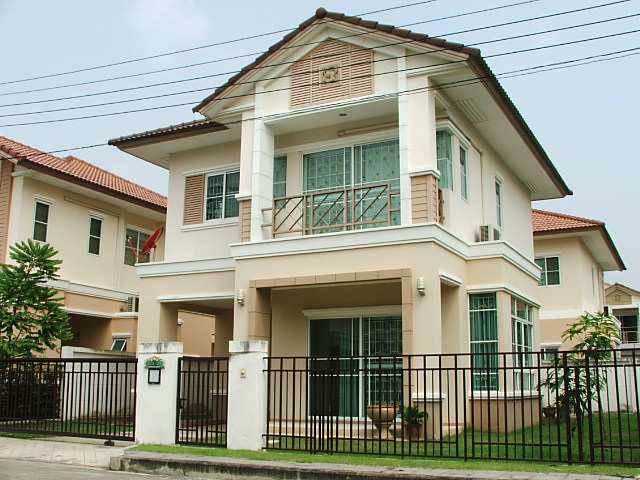 (มีผู้เช่าแล้ว) บ้านเช่ารามอินทรา / บ้านเช่าโครงการแสนสิริ  House For Rent at Saransiri Village