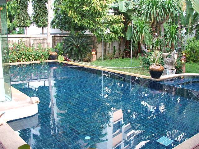 (บ้านไปแล้ว) บ้านเช่าบางนา / ให้เช่า! บ้านสวยพร้อมสระว่ายน้ำ ใกล้ศูนย์ไบเทค สี่แยกบางนา เฟอร์ครบ สวน 5