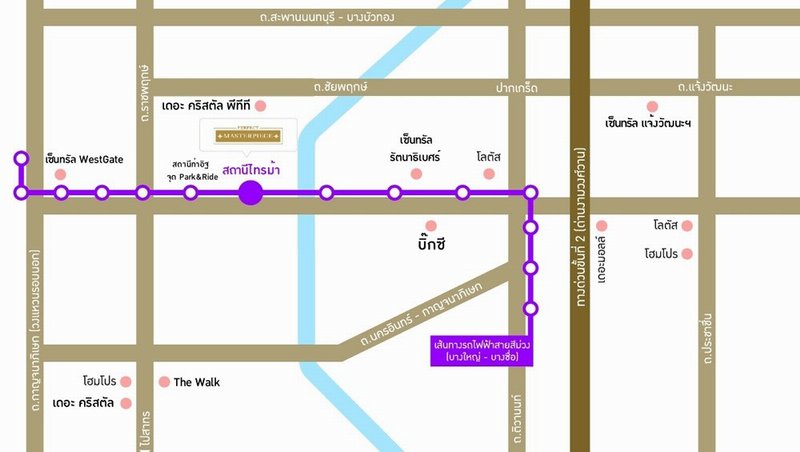 บ้านเช่าไปแล้ว / บ้านเช่ารัตนาธิเบศร บ้านสวยให้เช่า ใหม่ โครงการหรู เพอร์เฟค มาสเตอร์พีซ บ้านน่าอยู่ 19