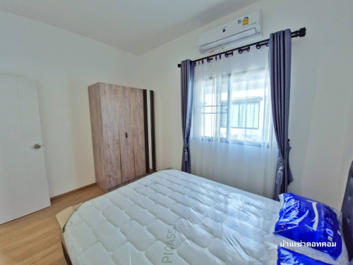 บ้านใหม่กริ๊บให้เช่าบางปู สมุทรปราการ ใกล้นิคมอคมปางปู-สถานที่พักตากอากาศ บ้านสวย4 ห้องนอน หมู่บ้าน 7