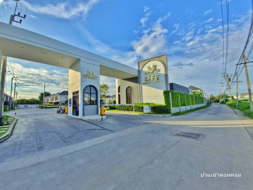 บ้านใหม่กริ๊บให้เช่าบางปู สมุทรปราการ ใกล้นิคมอคมปางปู-สถานที่พักตากอากาศ บ้านสวย4 ห้องนอน หมู่บ้าน