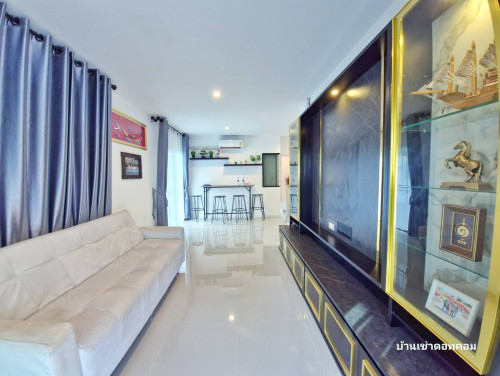 บ้านใหม่กริ๊บให้เช่าบางปู สมุทรปราการ ใกล้นิคมอคมปางปู-สถานที่พักตากอากาศ บ้านสวย4 ห้องนอน หมู่บ้าน 3