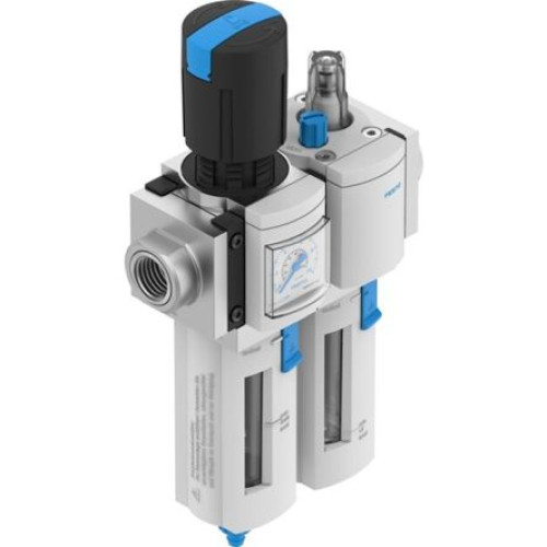 MSB4-AGC:J5:M1 : Festo G3/8 in Combination Unit, Manual Drain, 40 μm Filtration Size Integrated Pres