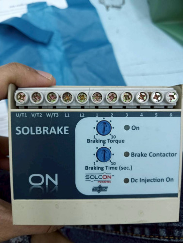 SOLCON SOLBRAKE 10 400-S BRAKE 10A MAINS VOLTAGE 400V 50/60HZ S/N ...