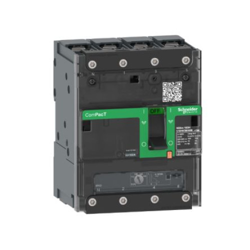 C11N4TM040B : Schneider Electric, ComPact, ComPacT NSXm Molded Case Circuit Breaker 4-Pole 40A, Brea