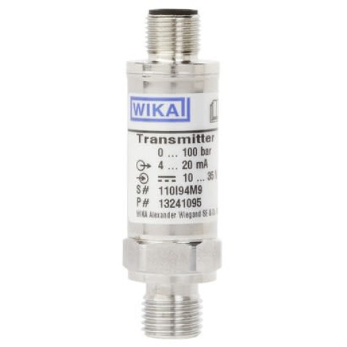 48768230 : WIKA M11 Series Pressure Sensor, 2-Wire, 4 to 20 mA Output 0 bar 400 bar, Gauge Reading