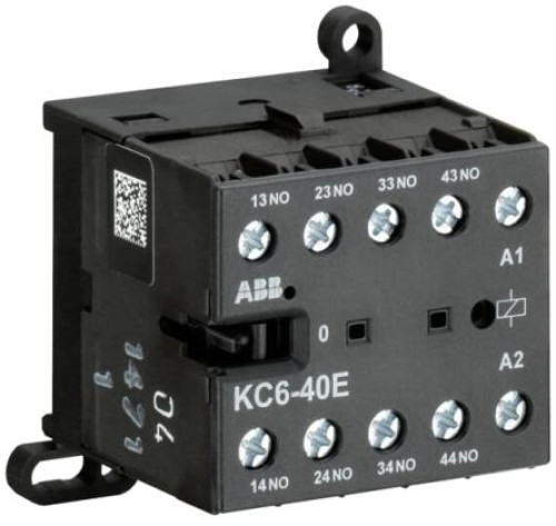 GJH1213001R1406 KC6-40E 48V DC : ABB KC6-40E Contactor Relay, 48V dc Coil, 4-Pole, 4 A 690V, 4 NO