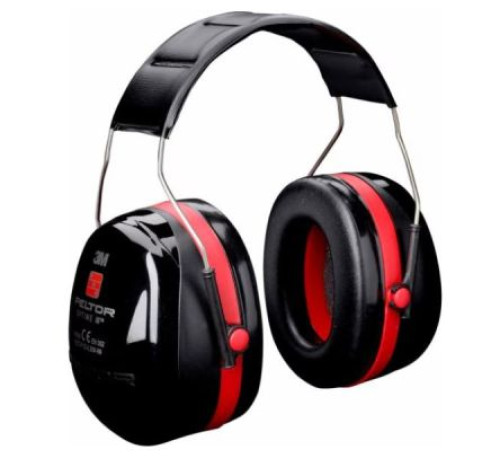 H540B-412 : 3M PELTOR Optime III Ear Defender with Neckband, 34 dB, Black