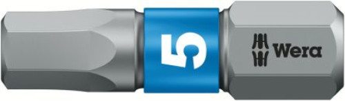 05056680001 : Wera Hexagon Socket Screwdriver Bit, 1.5 mm Tip, 1.5 mm Tip, Hex-Plus Drive, 25 mm Ove