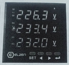 [I17] DIGITAL VOLTETER 3PHASE ดิจิตอลโวลต์มิเตอร์ 3เฟส HL-S96-5 AC 3V ราคา 1650 บาท