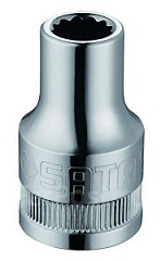 [U57] SATA ลูกบล็อก 8mm SATA 1/2” DR.12PT. 13619 ราคา 77 บาท