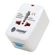 [X103] TOSHINO Travel Adapter DE-204 4 in 1 Travel adapter  บรรจุ/ลัง30/120 ราคา 143 บาท