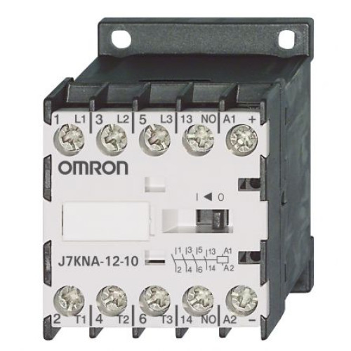J7KNA-12-10 230 : Omron J7KNA Contactor, 230V ac Coil, 3-Pole, 12 A, 5.5 kW, 1 NO