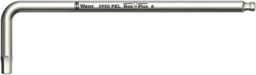 05022709001 : Wera L Metric Hex Key, Hex size 10 mm