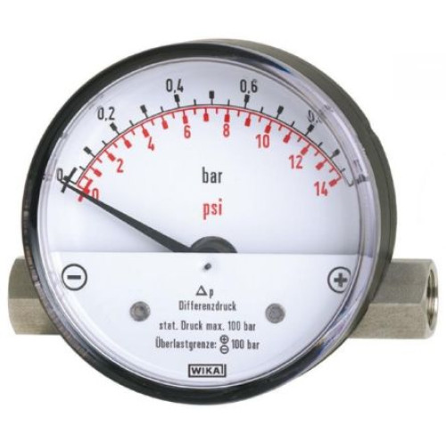 7348518 : WIKA G 1/4 Female Pressure Gauge, 80 mm, 4 bar