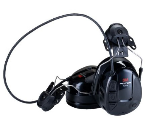 MT13H221P3E : 3M PELTOR ProTac III Listen Only Electronic Ear Defenders with Headband, 31 dB, Black