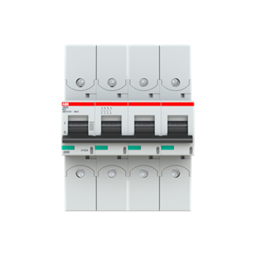 2CCS864002R0635 : ABB S800 2CC Miniature Circuit Breaker, 4-Pole, 63A, Type B, 690V AC, 500 V DC, 40