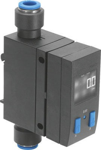 SFAB-200U-HQ8-2SA-M12 : Festo SFAB Series Flow Sensor Flow Controller, 0L/min Min, 200L/min Max