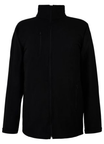 51-761-1505 : EUROSTAT 51-761-15 Black 2% Anti-Static Fibre, 98% Micro Polyester Unisex Zipper XL