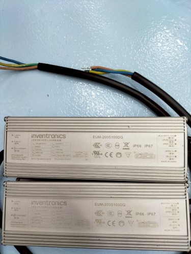 INVENTRONICS LED DRIVER HIGH BAY LIGHTING 200W MODEL: EUM-200S105DG ...
