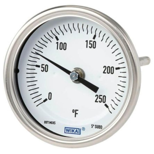 14161389 : WIKA DN 40 Threaded Pressure Gauge, 63 mm, 5 bar