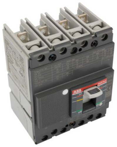1SDA066821R1 XT1B 160 TMD 160A FF : ABB, SACE Tmax XT, XT1B Molded Case Circuit Breaker 4-Pole 160A,