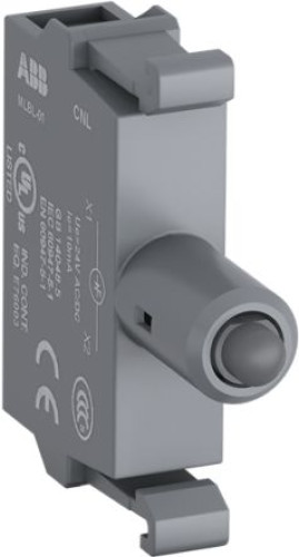 1SFA611621R1074 MLBL-07L : ABB MLBL Series Light Block, 230V, Blue Light