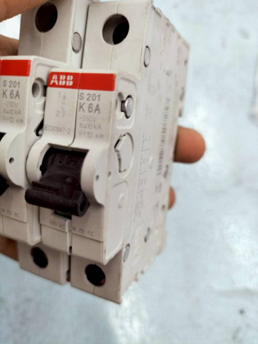 ABB BREAKER MODEL: S201-K 6A ราคา 995.00 บาท