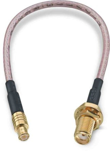 65503206515305 : Wurth Elektronik MCX, SMA Series, 152.4 mm, RG316 Coaxial Coaxial Cable 50 Ω, Black