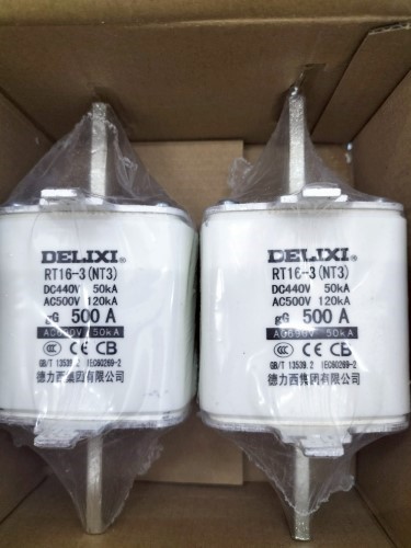 DELIXI FUSE MODEL: RT16-3NT3 500A ราคา 1,850.00 บาท