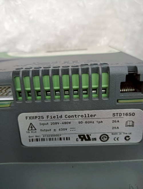 Generic Field Controller Sign CONTROL TECHNIQUES EXTERNAL FIELD CONTROLLER MODEL: FXMP-25 208V-480V ...