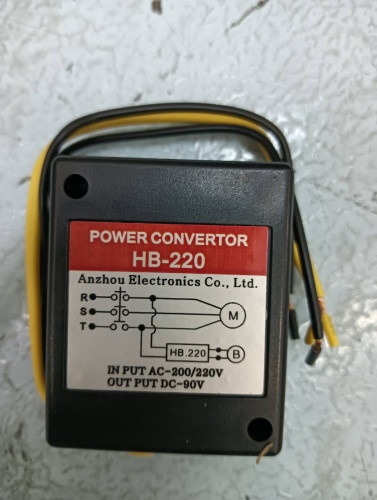 POWER CONVERTOR RECTIFIER MODEL: HB-220 INPUT AC-200/220V OUTPUT DC-90V ราคา 3,500.00 บาท