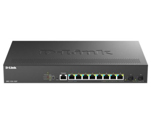 DMS-1250-10SP/E : D-Link Multi-Gigabit Smart Managed PoE+ Switch with 2 x 10G SFP+ ports Multi-Gigab