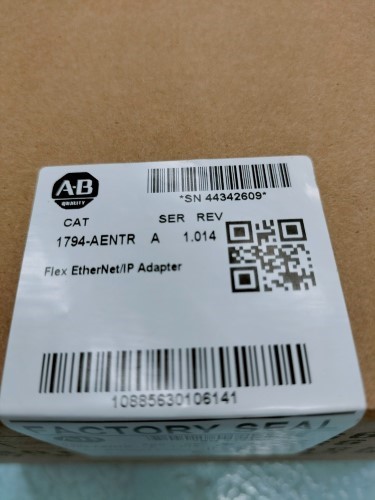ALLEN-BRADLEY FLEX ETHERNET/IP ADAPTER MODEL: 1794-AENTR SER REV 24VDC ...